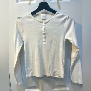 ZARA GIRLS RIBBED TOP